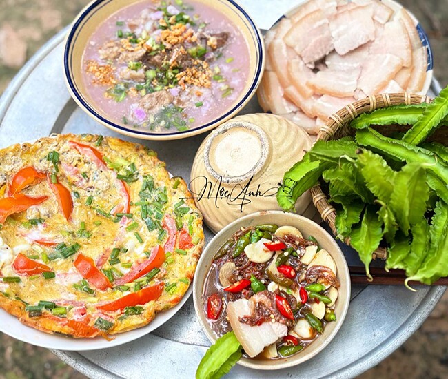 Thực đơn bữa tối đậm chất miền Nam, đơn giản, ngon miệng.