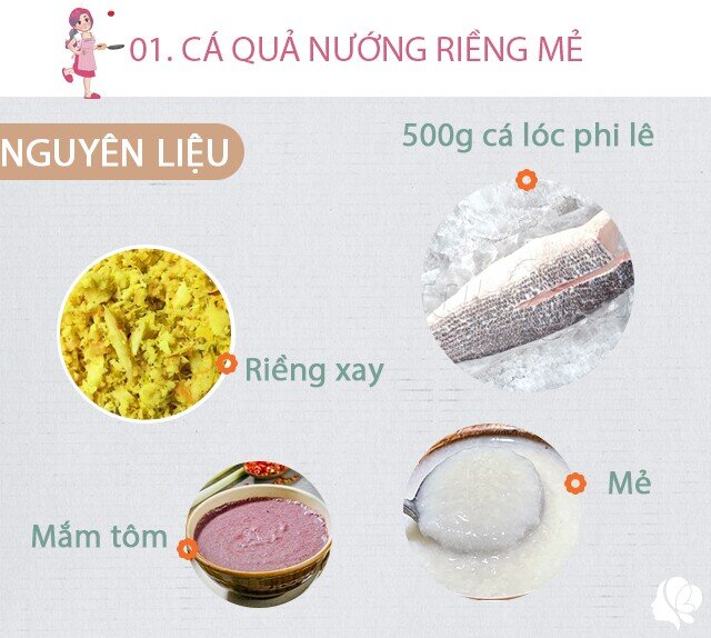 Chuẩn bị: 500g cá lóc phi lê, cắt miếng vừa ăn; 2 thìa mẻ, 1 thìa mắm tôm, một ít nước mắm, dầu ăn, riềng xay vừa đủ.