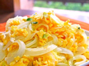 Bếp Eva - Trứng xào củ này vừa ngon lại rẻ tiền nhưng giúp chị em giảm cân, còn đặc biệt trôi cơm