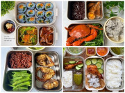 Bếp Eva - Có bầu 6 tháng mẹ đảm vẫn dậy từ 5h sáng nấu cơm mang đi làm, nhìn 30 bữa ngập món ngon chị em văn phòng cũng phải trầm trồ