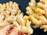 Bếp Eva - Thì ra ở nhà hàng người ta gọt vỏ gừng như thế này, chẳng trách vừa nhanh, vừa sạch lại không tốn kém hay mất thời gian