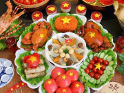 Bếp Eva - Những mâm cơm, chiếc bánh yêu nước của "khối mẹ đảm" rực rỡ dịp Quốc khánh 2-9