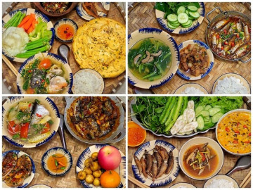 Mẹ đảm miền Tây mê nấu ăn, khoe những bữa cơm nhà từ 50-100 nghìn đồng dân dã nhưng cực ngon