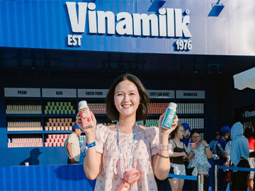 Vinamilk “quẫy” hết mình cùng 50.000 khán giả tại V-Concert & V-Fest