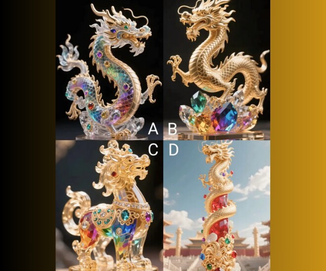 Trắc nghiệm tâm lý: Chọn một con rồng ấn tượng nhất theo trực giác của bạn