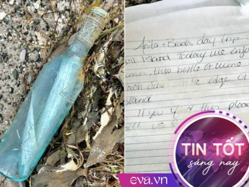 Cặp đôi tìm thấy lời nhắn trong chai dạt từ biển, mừng rỡ khi biết tình trạng hiện tại của chủ nhân