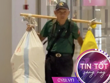 Cha 73 tuổi gánh 40kg quà quê, vượt ngàn dặm tới thăm con cháu, bị ngã chỉ lo trứng vỡ