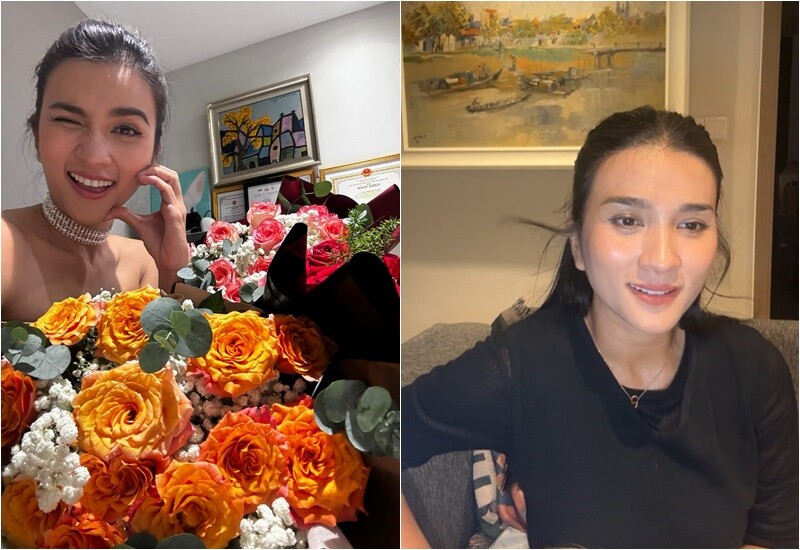 Kim Tuyến cũng đồng cảnh lấy chồng sớm và sau đó ít lâu làm mẹ đơn thân. Tổ ấm của mình cũng rất ít khi được nữ diễn viên chia sẻ.