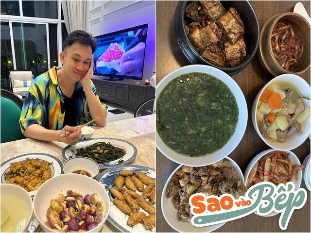 Dương Triệu Vũ khoe mâm cơm nhà dân dã, người hâm mộ rần rần đoán bếp trưởng là nhân vật nổi tiếng này!