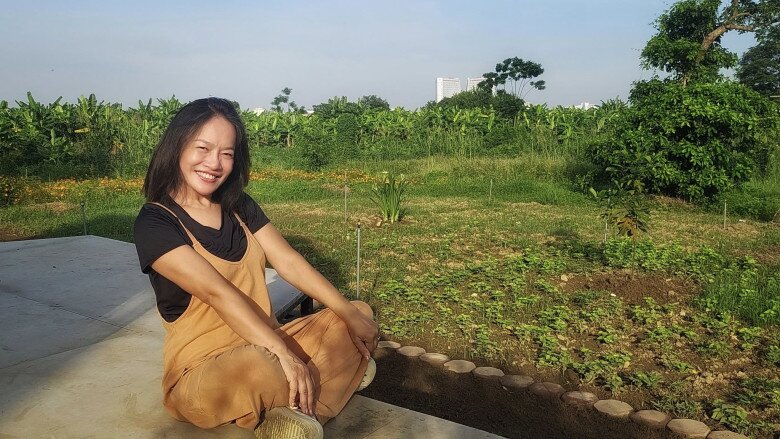 amp;#34;Mẹ Phương Oanhamp;#34; Hương vị tình thân vui thú trong khu vườn tuyệt đẹp ở ngoại ô, có loài cỏ như ở Đà Lạt - 26