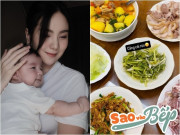 Bếp Eva - Niềm vui của MC Mai Ngọc: Mẹ bỉm chăm khoe những bữa cơm nhà, đơn giản mà no "căng rốn"