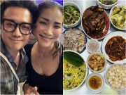 Ca sĩ đình đám ở Mỹ về Việt Nam khoe mâm cơm nhà dân dã nhưng với cô là đỉnh của đỉnh