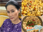 Bếp Eva - Mẹ Quang phim Mưa Đỏ ngoài đời giỏi nấu ăn, làm cả nồi đồ kho nhưng con trai ruột nói câu không ngờ