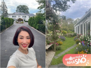 Nhà đẹp - Hoa khôi Việt giàu có sắm loạt nhà như mơ, vừa khoe cơ ngơi mới ở Mỹ có khu vườn toàn hoa tuyệt đẹp