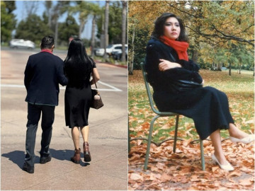 Tỷ phú Hoàng Kiều chụp ảnh khoác tay một người phụ nữ, hóa ra là ca sĩ từng nhiều năm chịu tiếng oan bỏ chồng