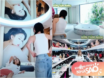 Phòng riêng của Ngọc Trinh trong biệt thự 50 tỷ: Có ghế tình yêu, gương chiếu thẳng xuống giường, phòng tắm không cửa