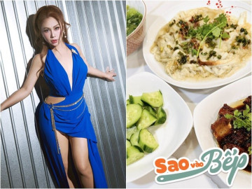 Chị đẹp lấy chồng giàu ở Mỹ trên sân khấu nóng bỏng hết cỡ, hóa ra ngoài đời là vợ đảm khéo nấu ăn