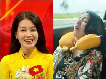 Nữ BTV dẫn trực tiếp Đại lễ A80 cùng MC Hạnh Phúc: Nụ cười quyến rũ, khoảnh khắc ngủ không đẹp vẫn được khen xinh