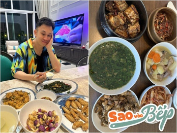 Dương Triệu Vũ khoe mâm cơm nhà dân dã, người hâm mộ rần rần đoán bếp trưởng là nhân vật nổi tiếng này!