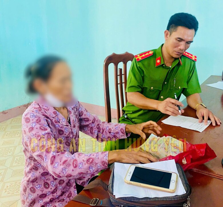 Công an xã Vũ Quý ngăn chặn thành công vụ giả danh lừa đảo người dân số tiền lớn. Ảnh: Cơ quan công an.