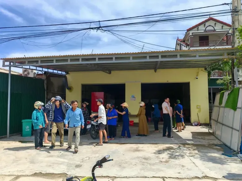 Khu vực phát hiện sự việc đau lòng.
