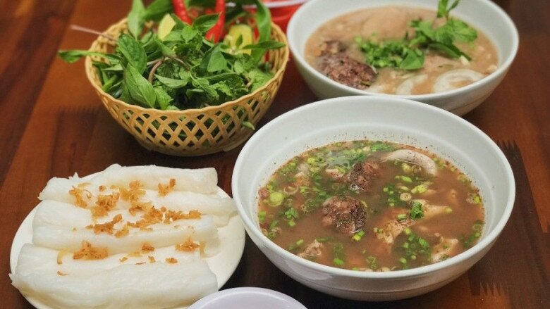 Bánh mướt xáo lòng thơm ngon hấp dẫn 