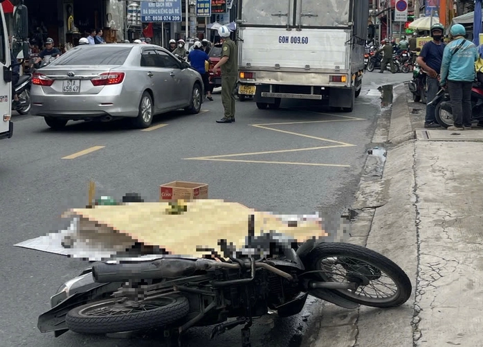 Hiện trường tai nạn.