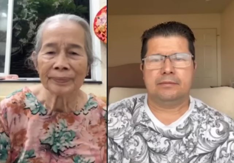 Hai mẹ con đã gặp lại nhau sau 44 năm xa cách