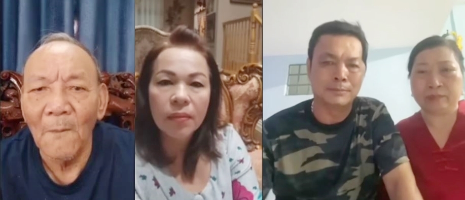 Ông Đây, cô Thủy và vợ chồng chú Đào đã trò chuyện cùng nhau