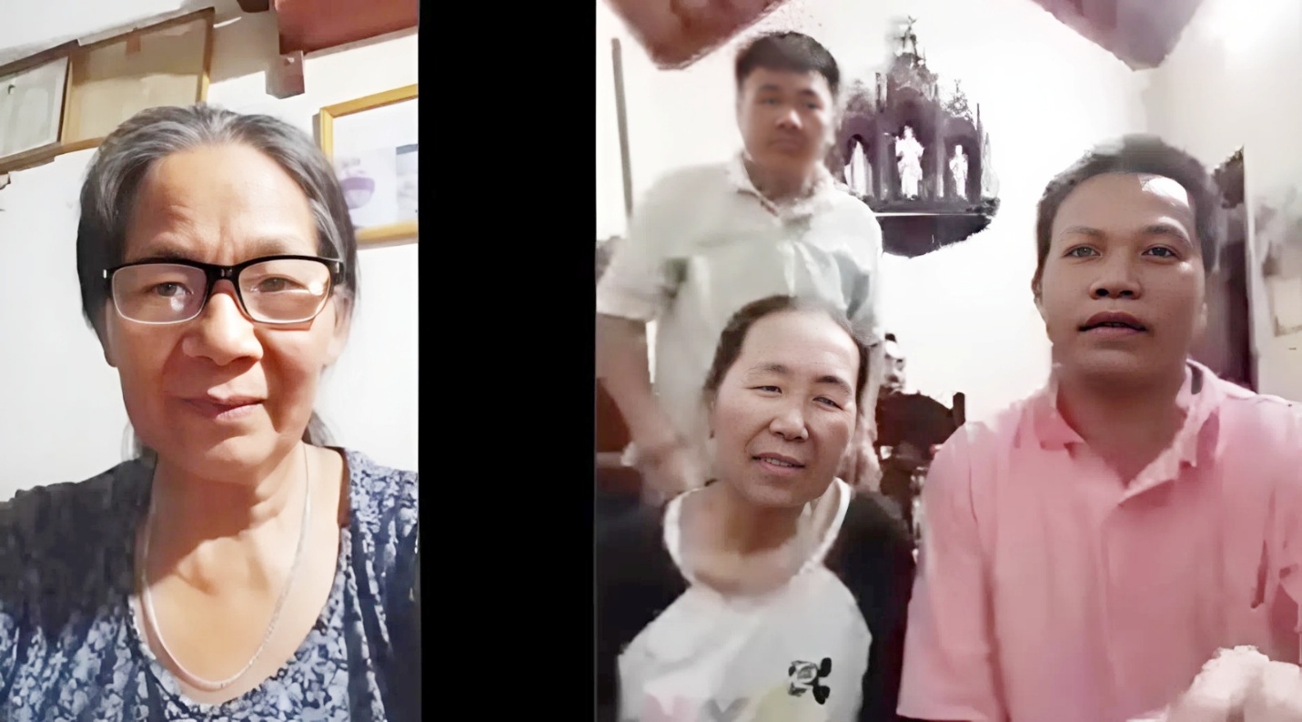 Bà Lan đã được gặp gia đình nhận nuôi ông Thái khi xưa