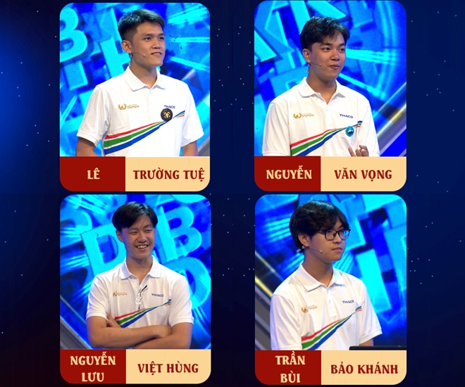 4 nam sinh của cuộc thi tuần 2 tháng 3 quý 4 Đường lên đỉnh Olympia 2025