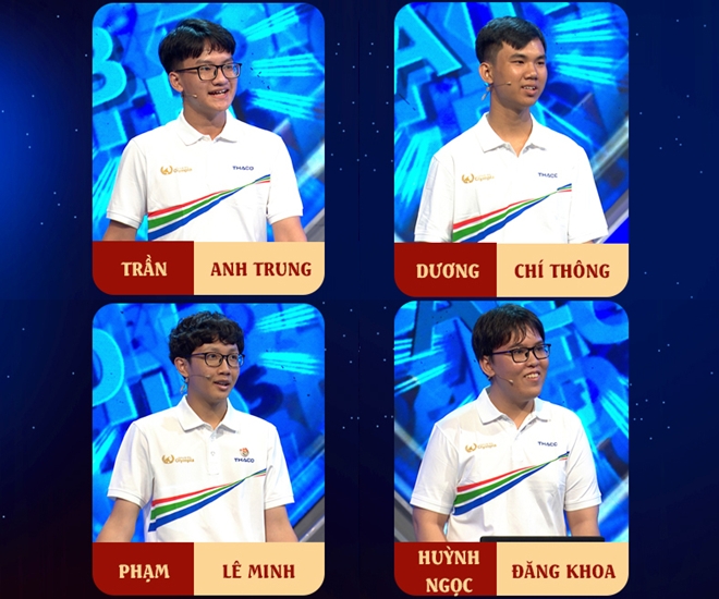 4 thí sinh của cuộc thi tuần 1 tháng 3 quý 4 Đường lên đỉnh Olympia 2025