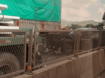 Tai nạn liên hoàn trên cao tốc Mai Sơn - Quốc lộ 45, giao thông tê liệt