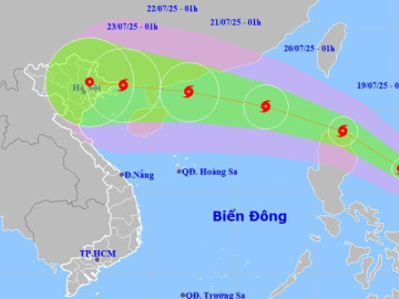Áp thấp nhiệt đới mạnh lên thành bão WIPHA, khả năng vào Biển Đông đêm nay