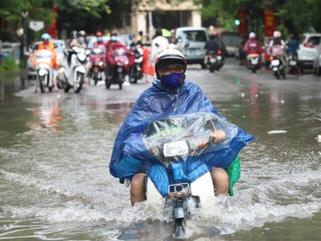 Điểm danh những nơi có mưa rất to hôm nay do ảnh hưởng của hoàn lưu bão số 5