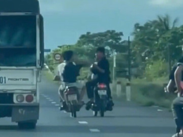 Sau clip 56 giây, công an xác định được nhóm thanh thiếu niên có hành động nguy hiểm