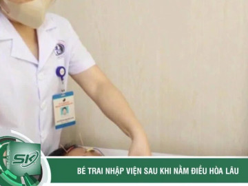 Bé trai méo mặt vì nằm điều hòa lâu, bác sĩ cảnh báo điều cha mẹ dễ chủ quan