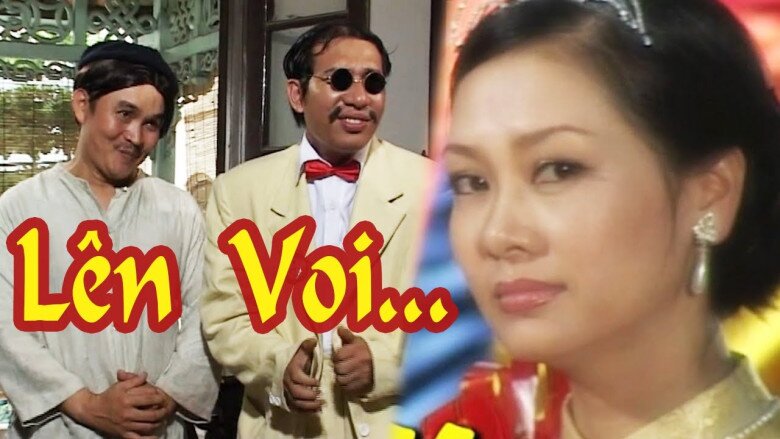 Phim hài Lên Voi đưa tên tuổi của nghệ sĩ Xuân Hinh, Quang Thắng, An Chinh đến gần hơn với khán giả.