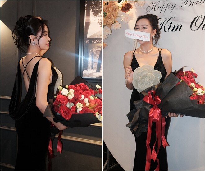Vừa qua, nữ diễn viên Kim Oanh hạnh phúc chia sẻ loạt ảnh mừng sinh nhật tuổi 32 trên trang cá nhân. Cô viết: Cảm ơn những lời chúc của tất cả các anh chị em bạn bè. Vậy là chính thức thêm 1 tuổi mới, lưu lại kỉ niệm của tuổi 23, à quên chưa lộn lại. 