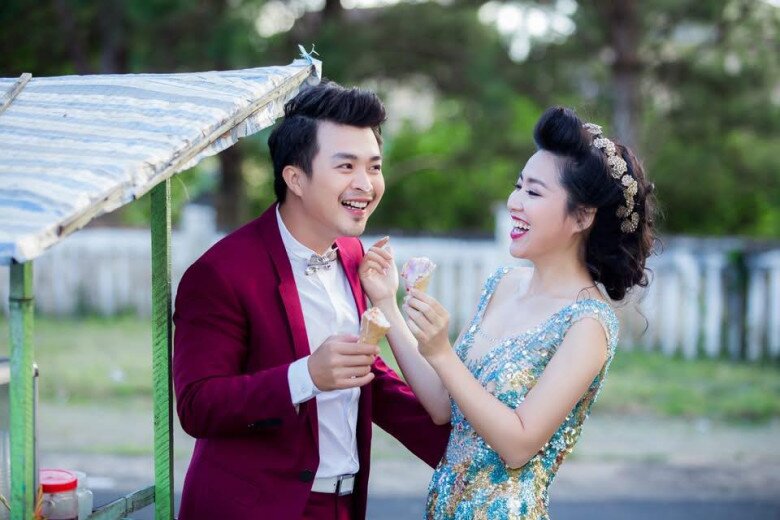 Lê Khánh và ông xã học chung lớp.