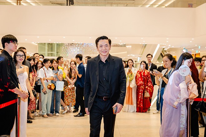 Nam nghệ sĩ trong buổi ra mắt tại Hà Nội.