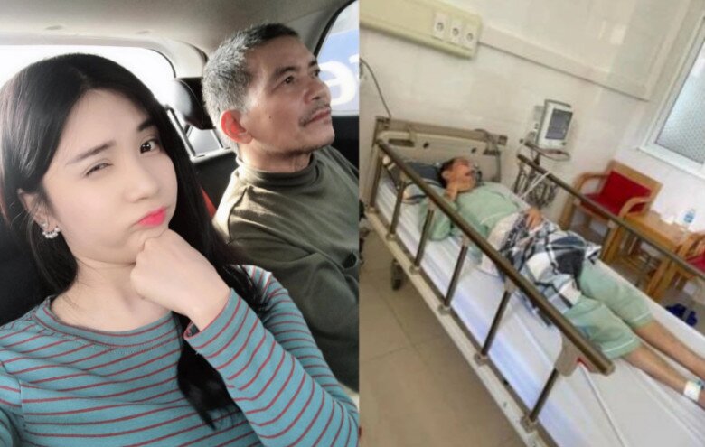 Thanh Bi từng chia sẻ ảnh chụp cùng bố.