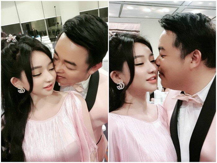 Quang Lê thân mật bên hot girl Ivy.