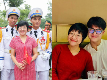 Nữ MC VTV lọt thỏm giữa dàn chiến sĩ tập luyện cho nhiệm vụ A80: Có con trai 2k5 nổi tiếng rần rần trên mạng