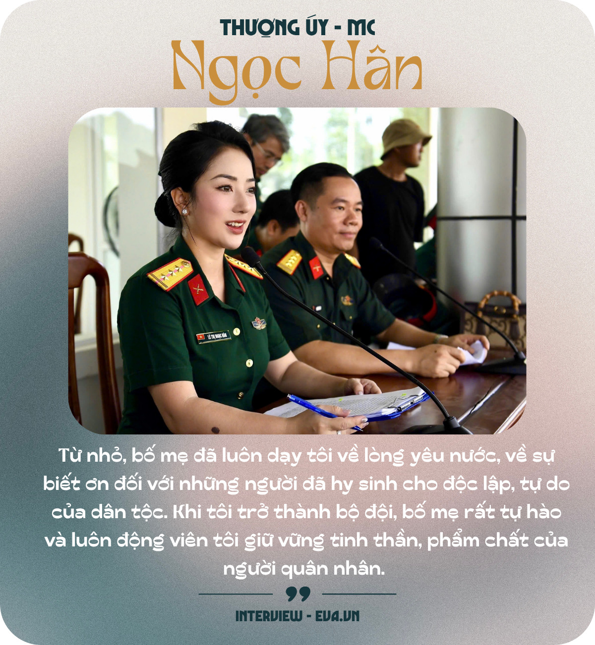 Giọng đọc miền Nam cảm xúc của Lễ diễu binh 2/9: Từng bươn chải đủ nghề để kiếm sống, nay là Thượng úy xinh đẹp - 3