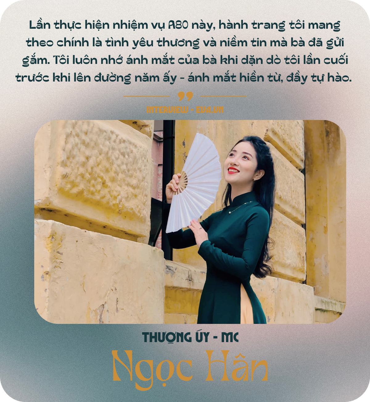 Giọng đọc miền Nam cảm xúc của Lễ diễu binh 2/9: Từng bươn chải đủ nghề để kiếm sống, nay là Thượng úy xinh đẹp - 4