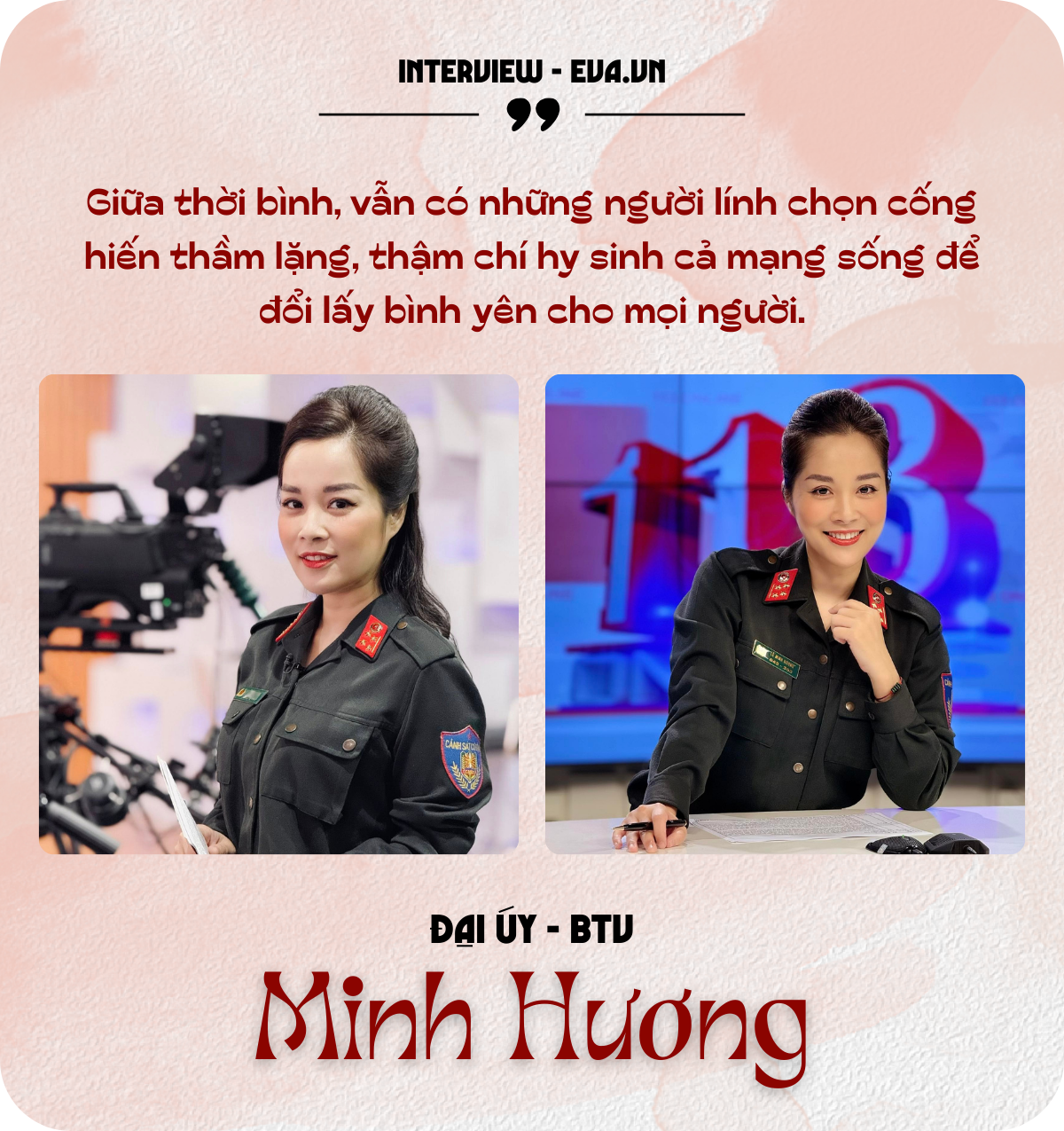 Đại úy - BTV Minh Hương: amp;#34;Làm việc trong lực lượng công an dạy tôi giá trị của sự thật trong từng câu chữamp;#34; - 4