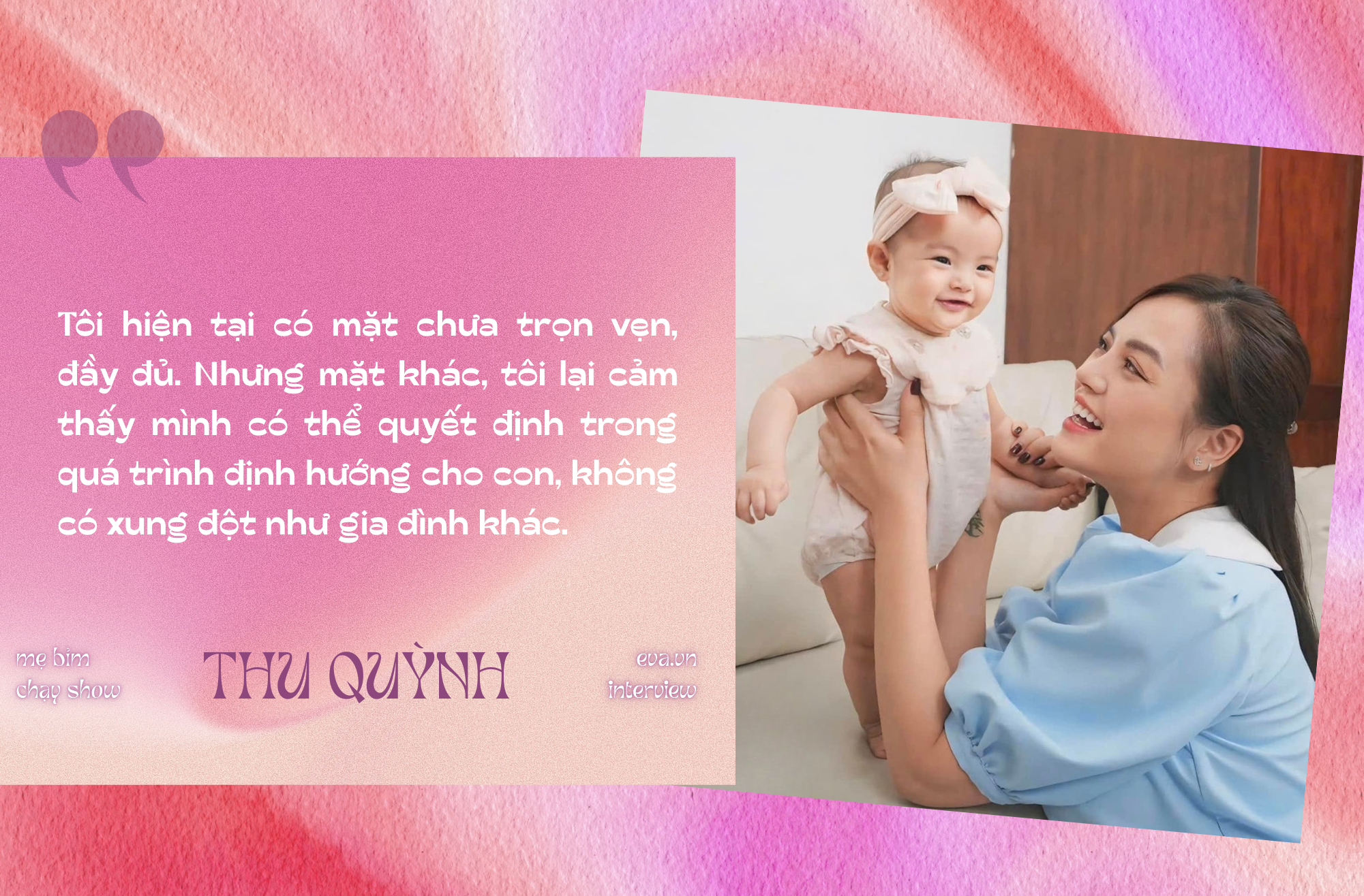 Diễn viên Thu Quỳnh: amp;#34;Tôi không cổ xúy việc phụ nữ làm mẹ đơn thân, vì ở trong hoàn cảnh này mới cảm thấy vất vảamp;#34; - 4