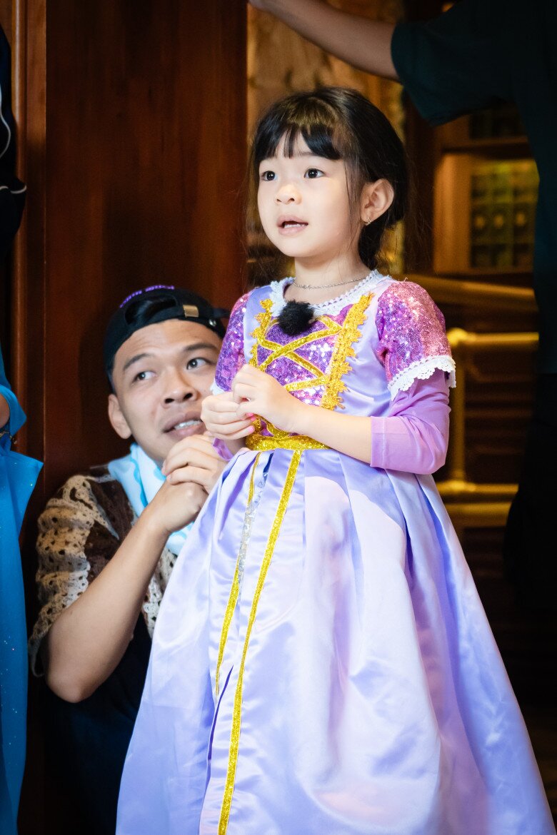 Bé Dứa nhận được nhiều sự yêu mến trong chương trình.