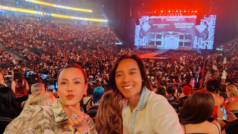 Gia đình nữ danh hài có mặt tại concert của Lady Gaga.